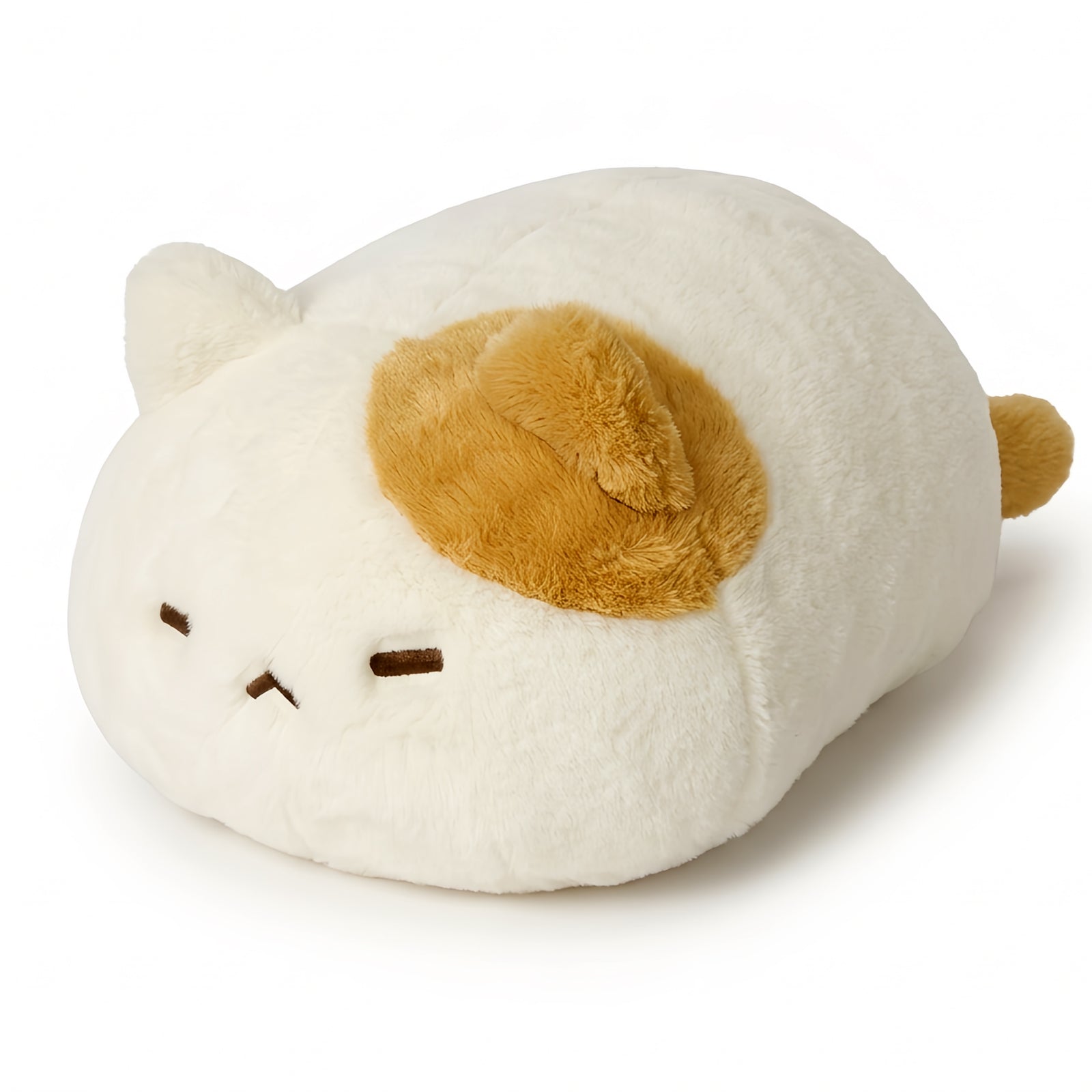 てんしねこのぬいぐるみ みるく みるく 猫 ぬいぐるみ 抱き枕 45cm｜ねこ ネコ 茶トラ白 クッション