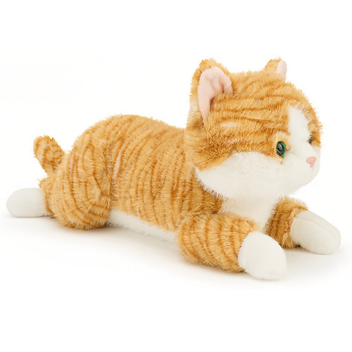 くつろぎ寝そべりキャット 三毛猫 ぬいぐるみ