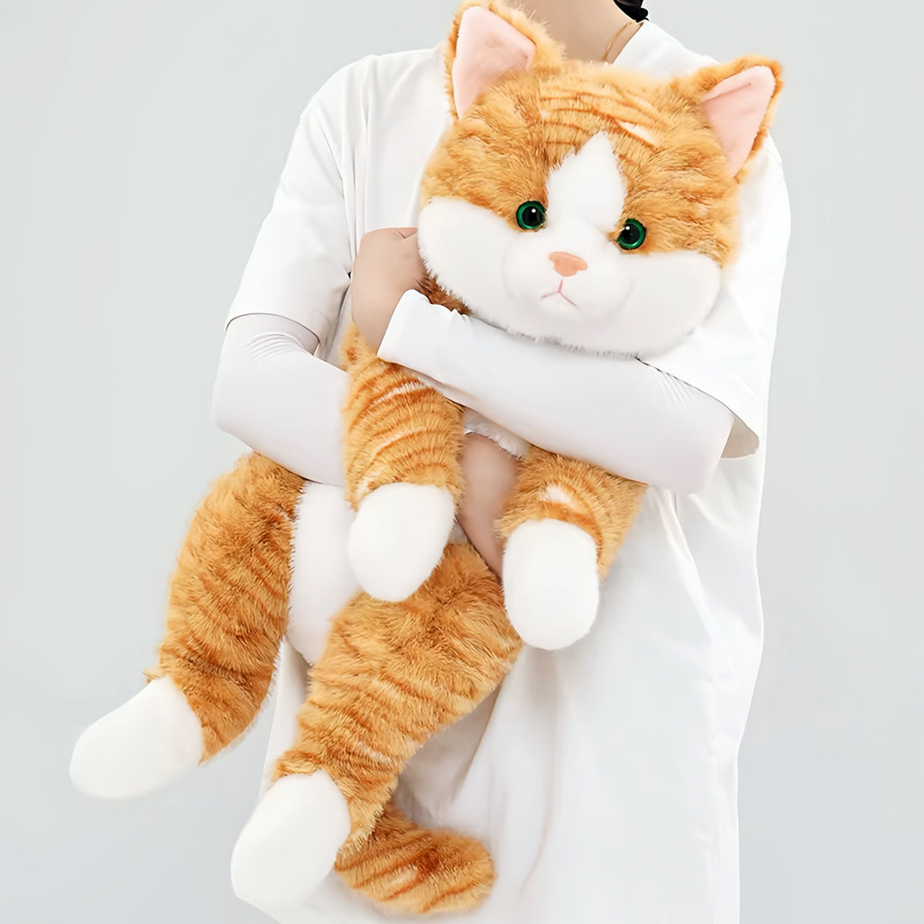 猫 ぬいぐるみ 大きい 抱き枕 動物 茶トラ猫 ネコ ねこ 抱きぐるみ リアル猫ぬいぐるみ 可愛いぬいぐるみ もちもち ふわふわ ふくふくにゃんこ