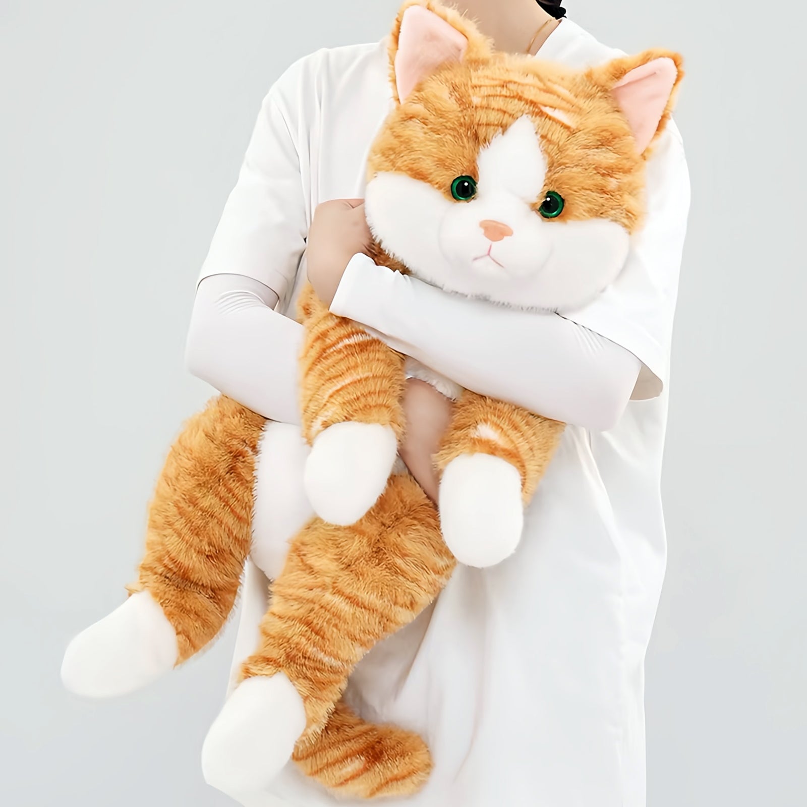 猫 ぬいぐるみ 大きい 抱き枕 動物 茶トラ猫 ネコ ねこ 抱きぐるみ リアル猫ぬいぐるみ 可愛いぬいぐるみ もちもち ふわふわ ふくふくにゃんこ