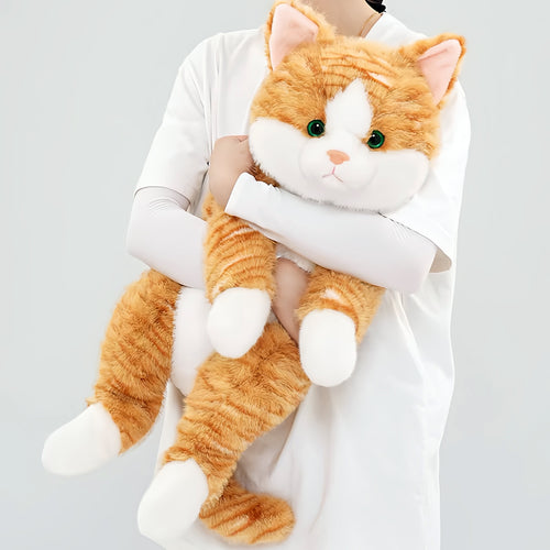猫 ぬいぐるみ 大きい 抱き枕 動物 茶トラ猫 ネコ ねこ 抱きぐるみ リアル猫ぬいぐるみ 可愛いぬいぐるみ もちもち ふわふわ ふくふくにゃんこ
