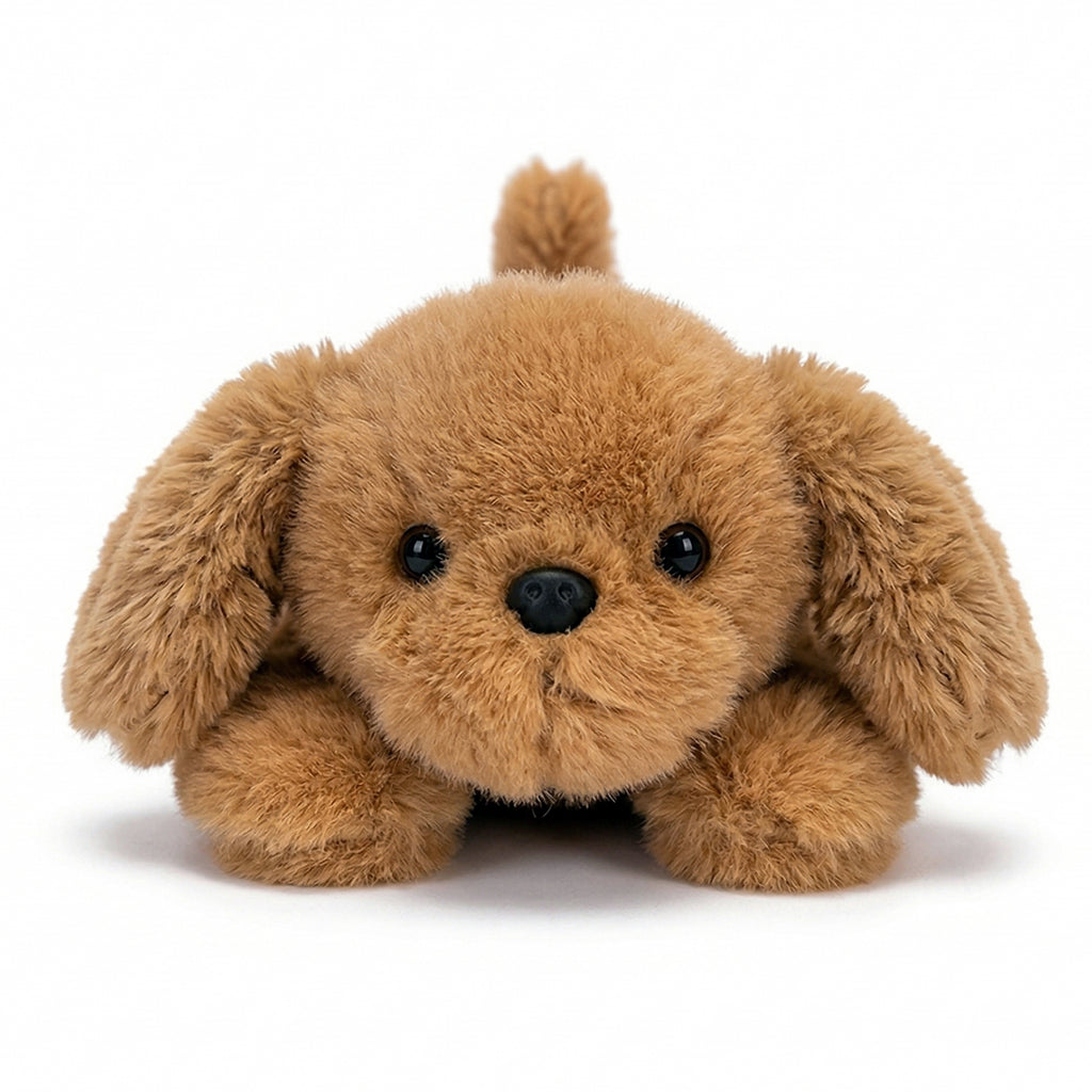 てのひらの相棒 リアルドッグ ゴールデンレトリバー ぬいぐるみ 伏せ姿 全長約22cm リアルな犬のぬいぐるみ