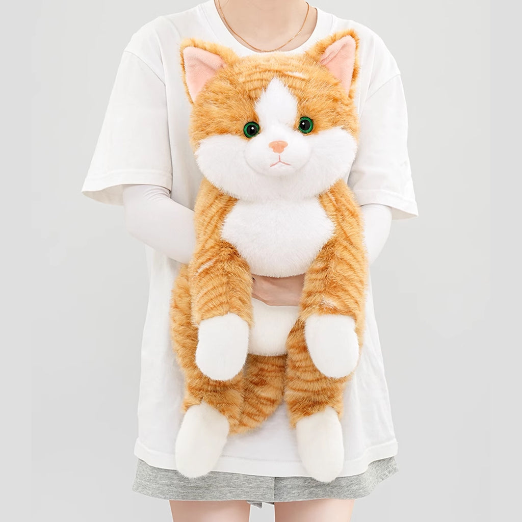 猫 ぬいぐるみ 大きい 抱き枕 動物 茶トラ猫 ネコ ねこ 抱きぐるみ リアル猫ぬいぐるみ 可愛いぬいぐるみ もちもち ふわふわ ふくふくにゃんこ