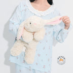 メルティアニマル うさぎ ぬいぐるみ 腕いっぱいに抱きしめられる45cmサイズ感と長いたれ耳の抱き心地