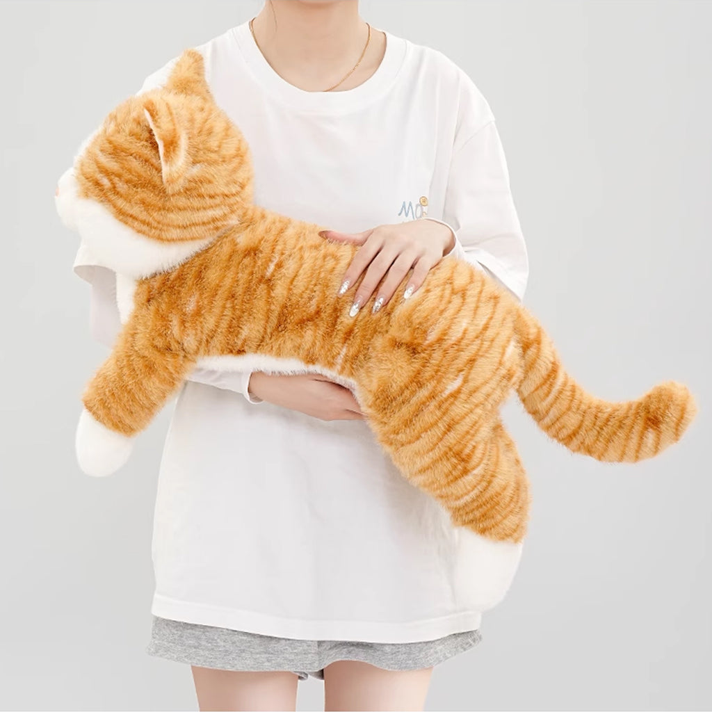 猫 ぬいぐるみ 大きい 抱き枕 動物 茶トラ猫 ネコ ねこ 抱きぐるみ リアル猫ぬいぐるみ 可愛いぬいぐるみ もちもち ふわふわ ふくふくにゃんこ