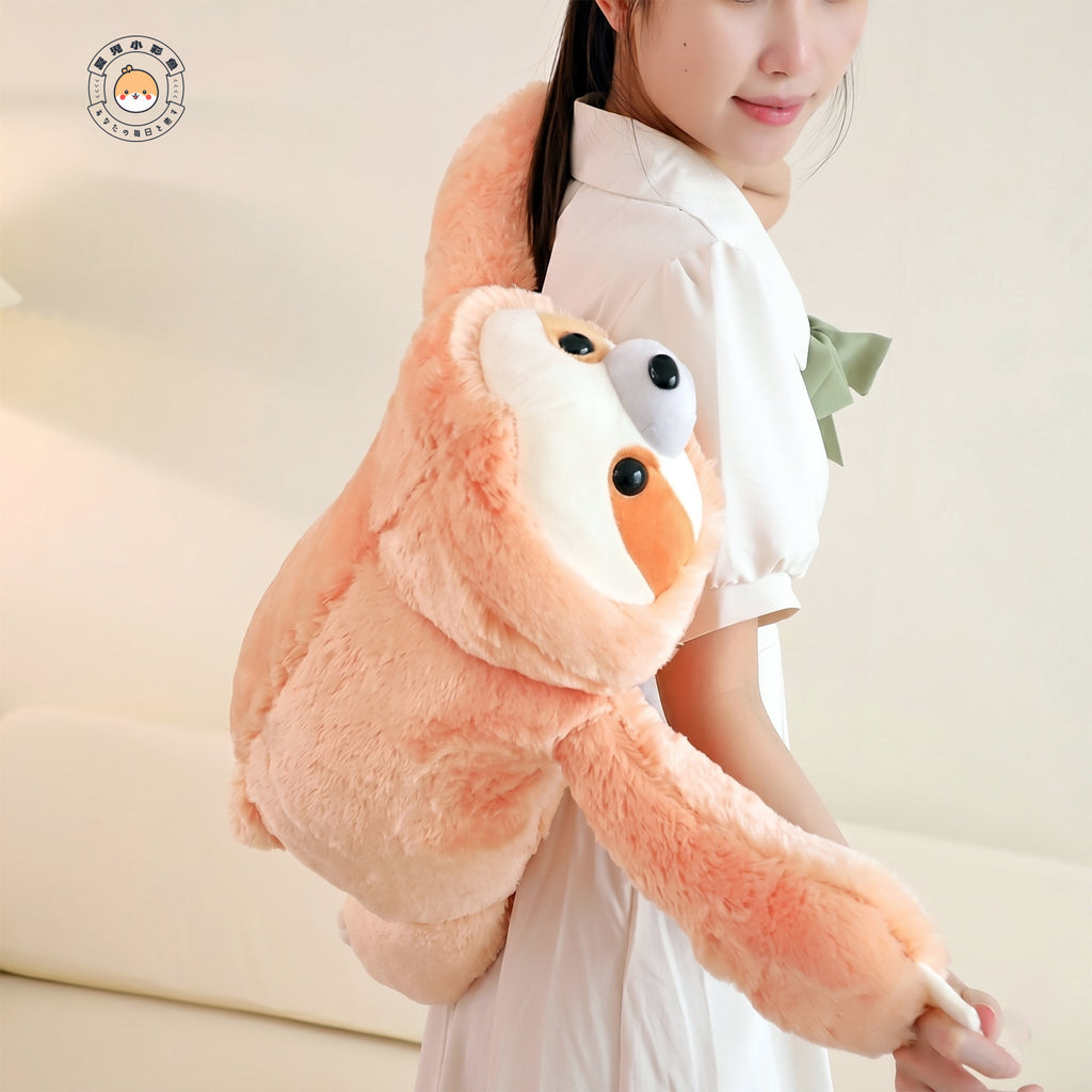 ナマケモノ ぬいぐるみ 長い腕で抱きつく リラックスポーズ