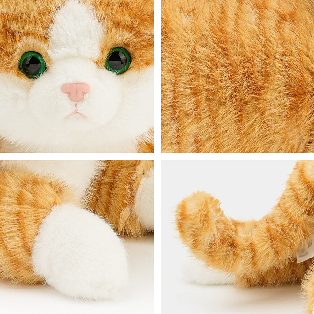 猫 ぬいぐるみ 大きい 抱き枕 動物 茶トラ猫 ネコ ねこ 抱きぐるみ リアル猫ぬいぐるみ 可愛いぬいぐるみ もちもち ふわふわ ふくふくにゃんこ