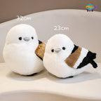 シマエナガ ぬいぐるみ 23cm 32cm サイズラインナップ比較