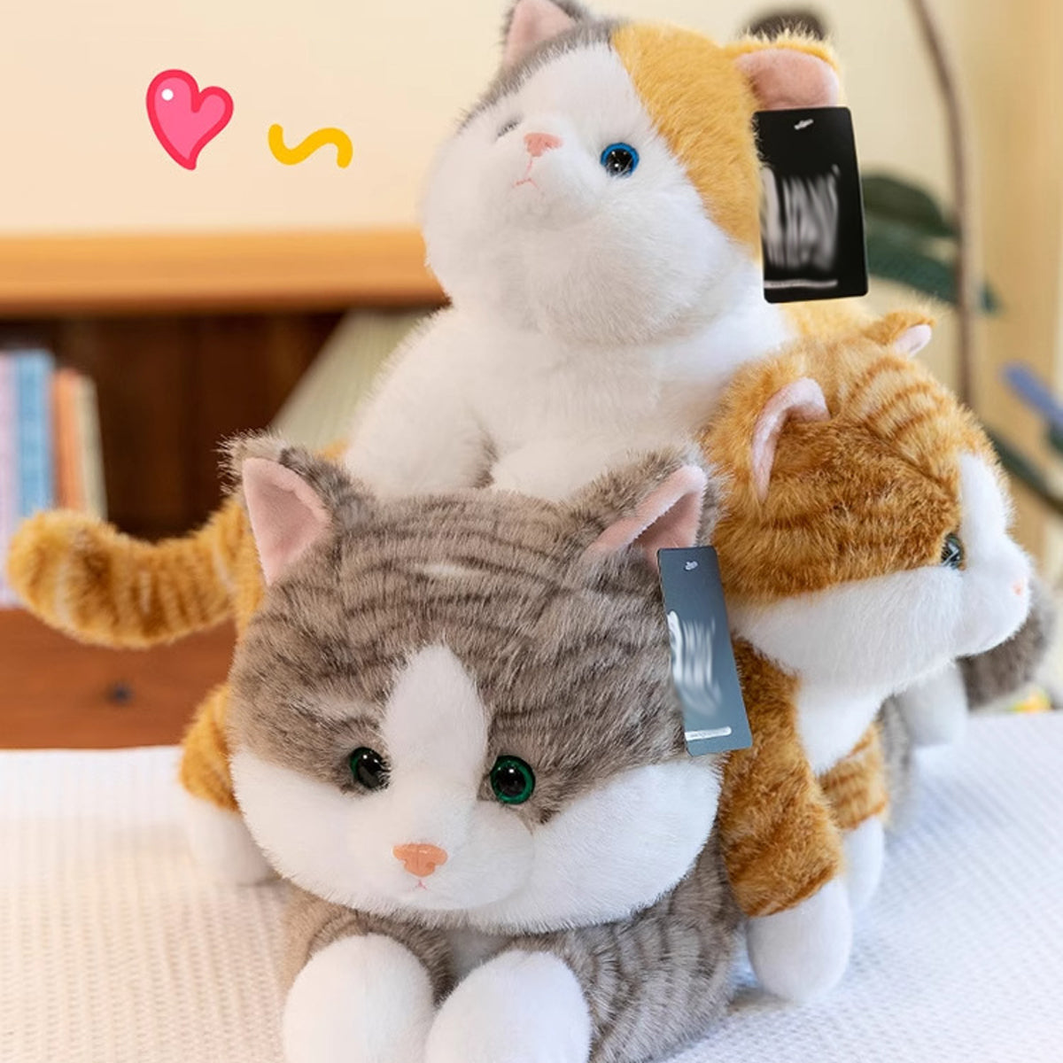 猫 ぬいぐるみ 大きい 抱き枕 動物 茶トラ猫 ネコ ねこ 抱きぐるみ リアル猫ぬいぐるみ 可愛いぬいぐるみ もちもち ふわふわ ふくふくにゃんこ
