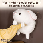 ウサギ ぬいぐるみ ぎゅっと握ってもすぐに元通りになる抜群の弾力性と復元力