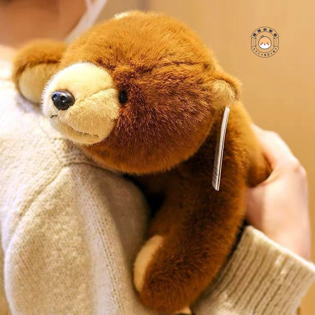 くまのぬいぐるみのふわふわした毛並みと質感イメージ
