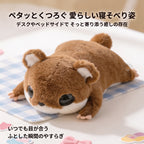 モモンガ ぬいぐるみ いつでも目が合うつぶらな瞳とペタッとくつろぐ寝そべり姿
