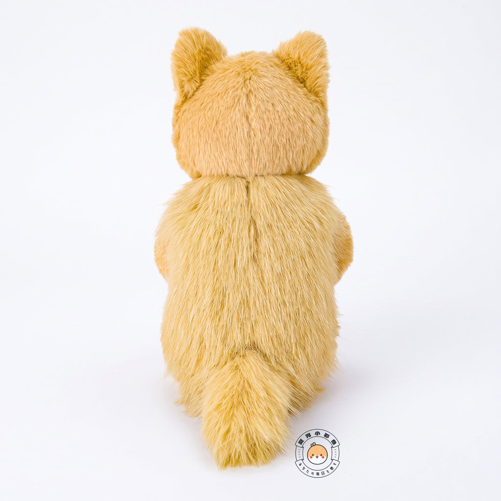 柴犬 ぬいぐるみ 30cm 後ろ姿 ふんわりとした背中の毛並みと愛らしい立ち姿フォルム